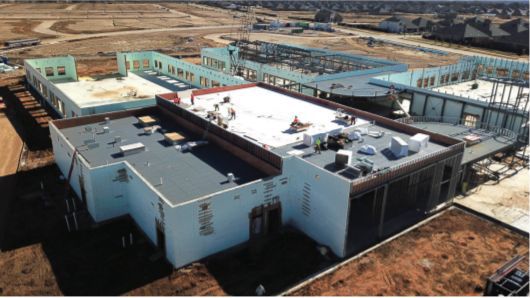 Jackie Fuller Elementary School aerial view